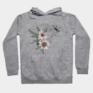 A dragonfly decides to take a  look Hoodie